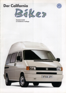 Brochure Brochure VW T4 California Biker 1995 (D)