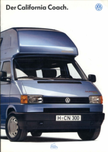 Brochure Brochure VW T4 California 1994 (D)