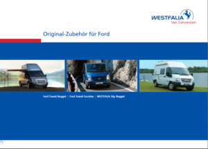 Brochure Brochure Westfalia Accessoires Ford Nugget 2006