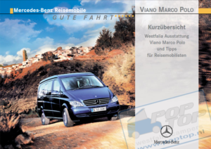 Brochure Korte handleiding Mercedes Viano Marco Polo 2005 (D)