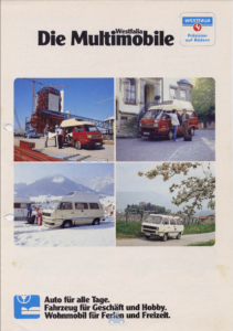 Brochure Brochure VW T3 Westfalia Joker 1984 (D)