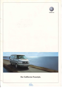 Brochure Brochure VW T4 California Freestyle 2003 (D)