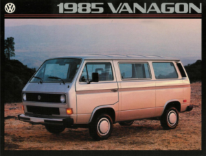 Brochure Brochure VW T3 Vanagon (USA) 1985