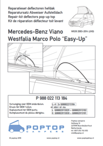 Brochure Reparatieset Abweisers Viano Marco Polo