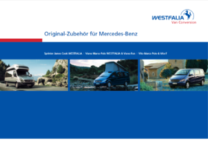 Brochure Brochure accessoires Westfalia Viano Marco Polo 2007 (D)