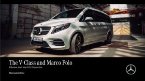 Brochure Brochure Mercedes V-klasse en Marco Polo 2021 (UK)