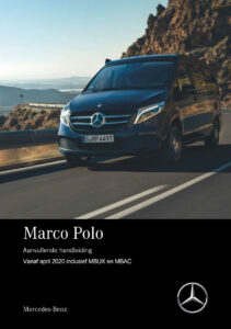 Brochure Handleiding V-klasse Marco Polo incl MBAC vanaf 04-2020 NL (pdf)